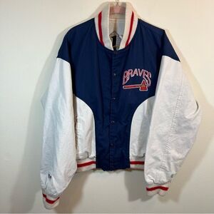 Vintage #1 Apparel Atlanta Braves Baseball Jacket Large